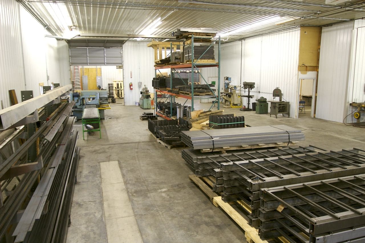 Hill Hiker Inc Manufacturing Facility with fabricating tools and funicular incline tram components and equipment