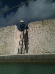 Bahamas cliff access provided by the Hill Hiker® Incline funicular tram system